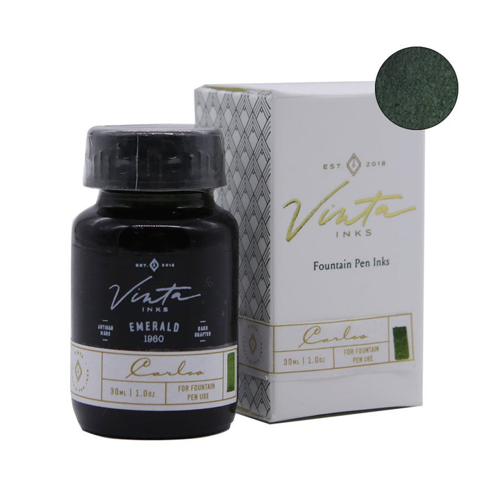 Vinta Inks Emerald (Carlos 1960) - 2ml Ink Sample