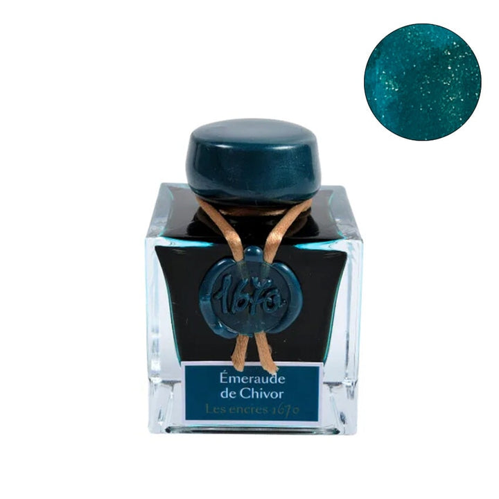 Jacques Herbin Emeraude de Chivor (1670 Collection) - 2ml Ink Sample
