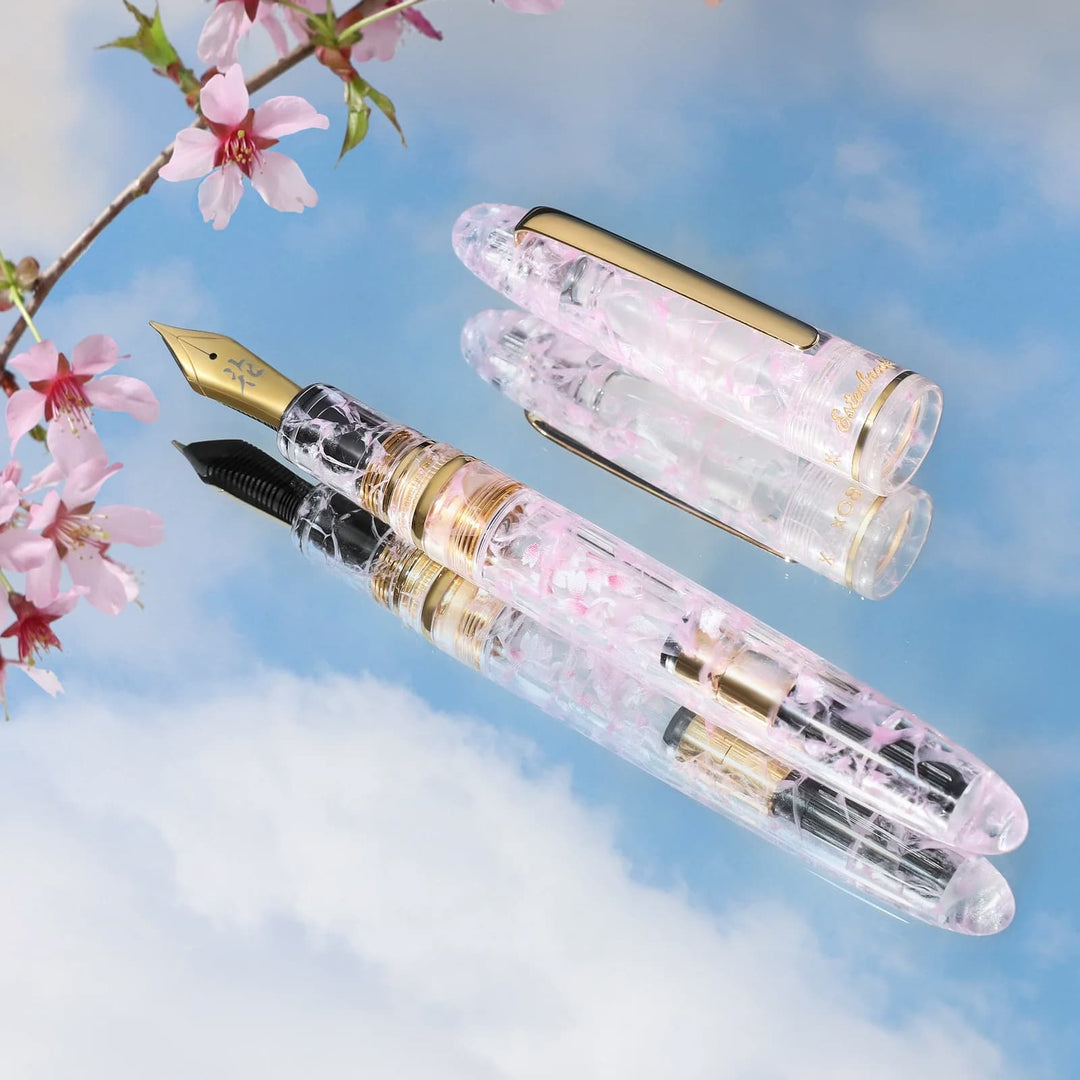 BUNGUBOX x Esterbrook Kachofugetsu Flower Fountain Pen - Extra Fine