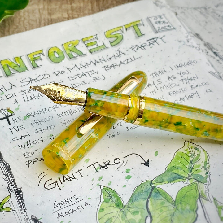 Esterbrook Estie - Rainforest / Gold - Stub 1.1mm Fountain Pen