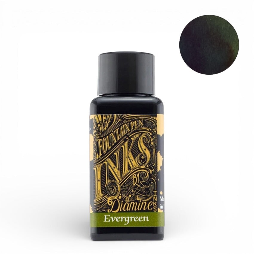 Diamine Evergreen - 30ml Bottled Ink