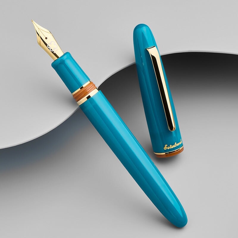 Esterbrook Estie - Funky Lake / Gold - Medium Fountain Pen