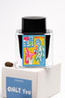 Ink bottle with colorful label and 'ONLY YOU' text on a white background