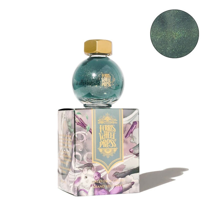 Ferris Wheel Press The Three Little Pigs - Galeforce Green (Shimmer) - 2ml Ink Sample
