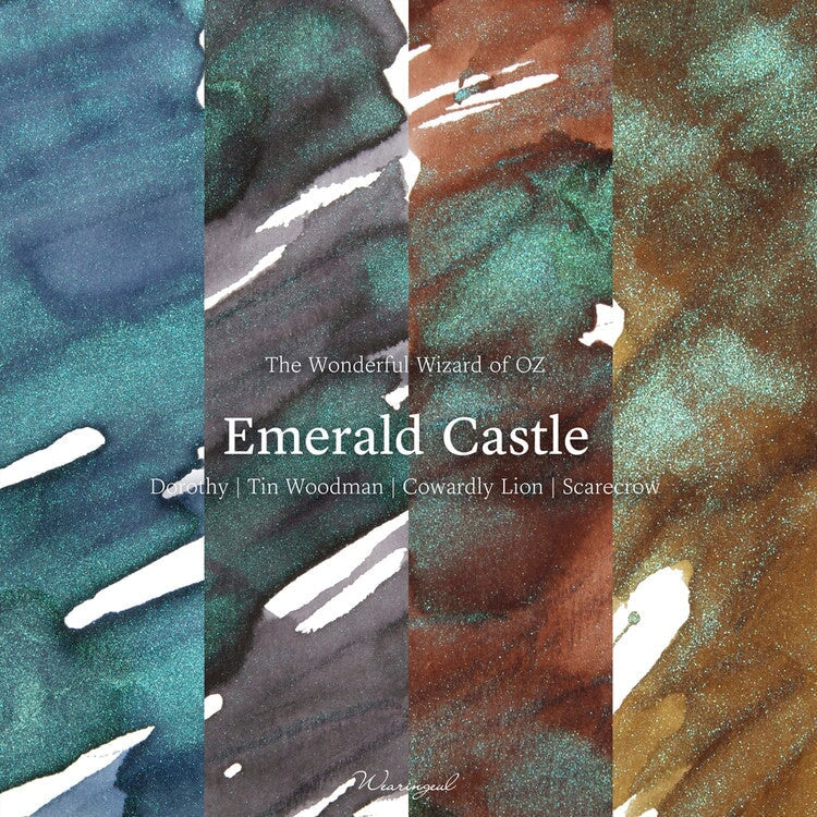 Wearingeul Emerald Castle (Wizard of Oz) Glitter Potion - 10ml Bottled Ink