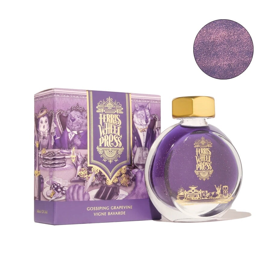 Ferris Wheel Press Gossiping Grapevine (Shimmer) - 38ml Bottled Ink