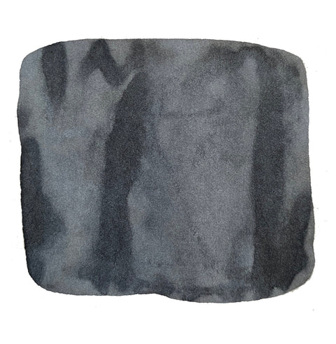 Abstract dark gray ink swatch on white background, representing Colorverse's Gray - 2ml dye-based ink from the Office Series.