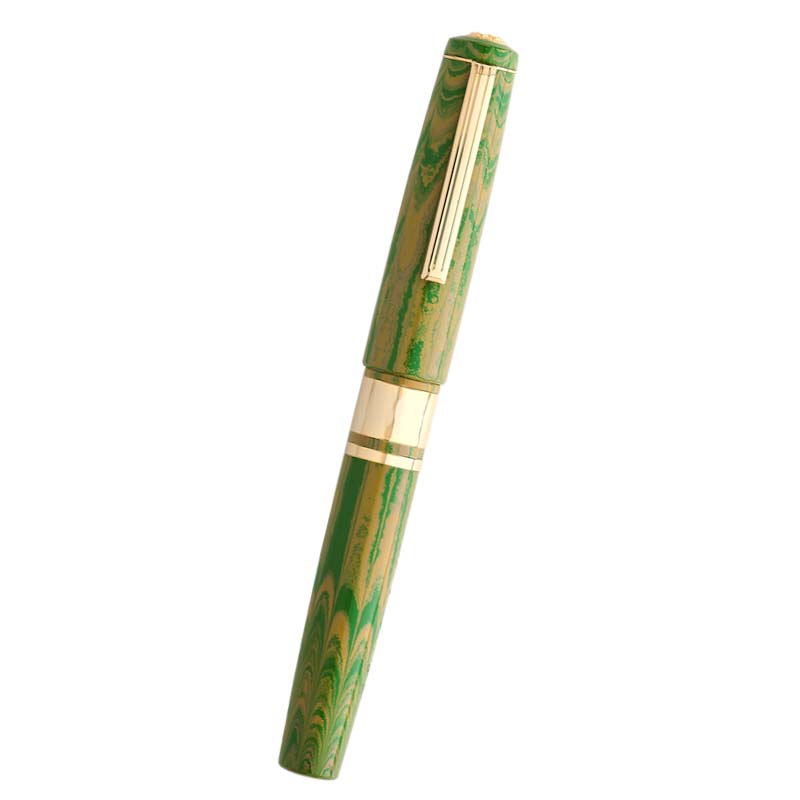 Esterbrook Model J - Lotus Green Ebonite / Gold - Journaling (Gena Custom) Fountain Pen