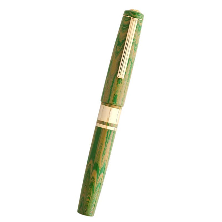 Esterbrook Model J - Lotus Green Ebonite / Gold - Broad Fountain Pen