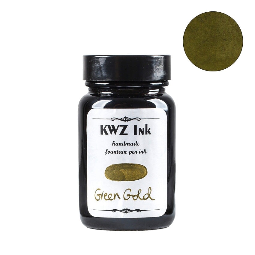 KWZ Green Gold - 60ml Bottled Ink