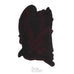 Swatch of Robert Oster Grun Schwarz ink, nearly black with burgundy hint, on white paper with THE DESK BANDIT watermark, reflecting Australian palette inspiration.
