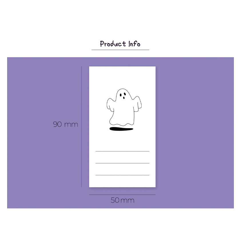 Halloween Ghost Swatch (50 sheets)
