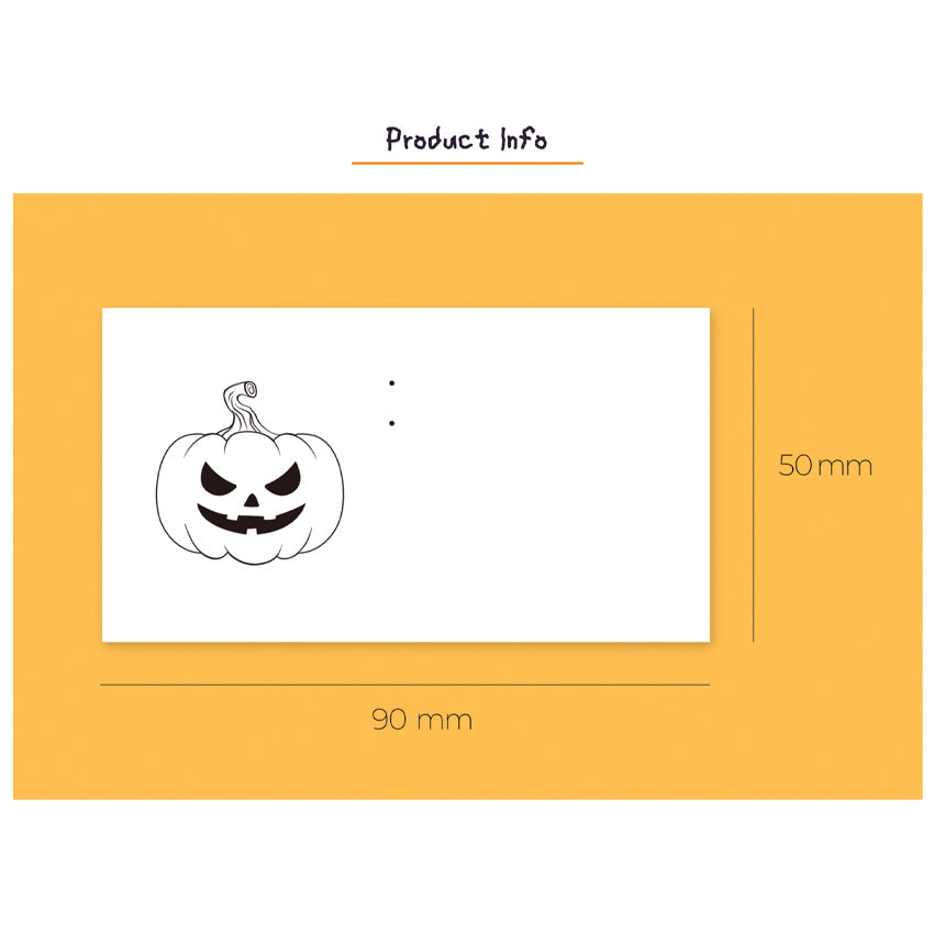 Halloween Pumpkin Swatch (50 sheets)