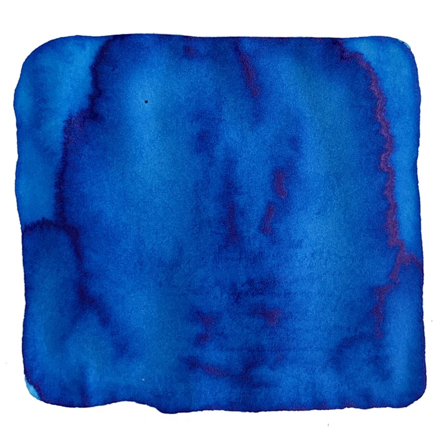 Haneul - 38ml dye-based ink by 3Oysters, featuring a blue watercolor swatch with subtle tonal variations, inspired by Seoul's colors.