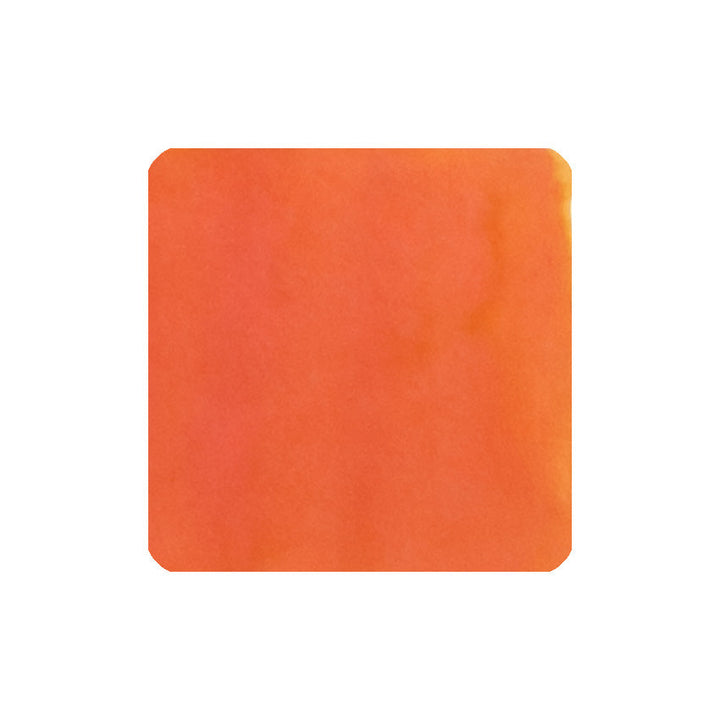 Sailor Manyo Himeyuri fountain pen ink swatch, pumpkin orange