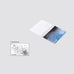 Ink Swatch Cards - Colorspace Size A (Hubble) by Colorverse, featuring galaxy-themed and star-dotted designs on premium fountain pen friendly paper, ideal for showcasing ink qualities.