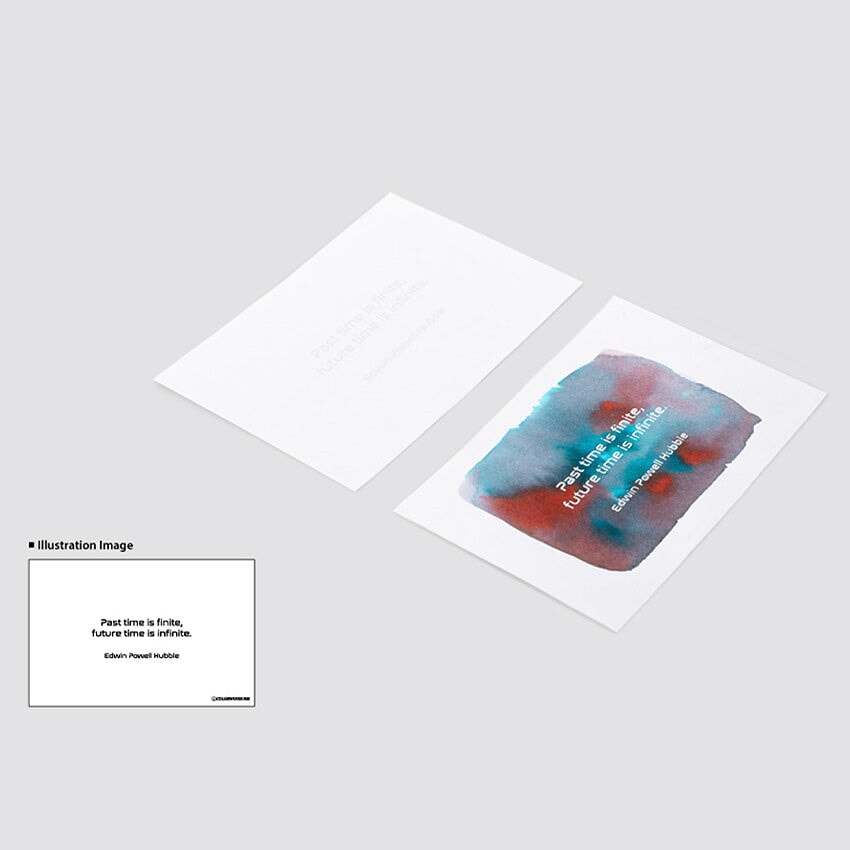 Colorverse Ink Swatch Cards - Colorspace Size B (Hubble) Paper