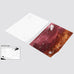 Ink Swatch Cards - Colorspace Size C (Hubble) feature galaxy-themed decorative stationery with watercolor design, satellite icons, and dot-grid on premium Nebula 200gsm paper, 30 sheets.