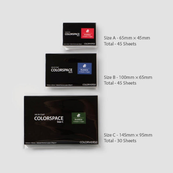 Colorverse Ink Swatch Cards - Colorspace Size C (Hubble) Paper