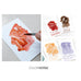 Colorverse Ink Swatch Cards - Size B (Wildflower) with botanical line drawings, featuring Korean wildflower ink colors on premium paper, perfect for fountain pen enthusiasts.