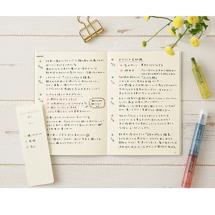 Midori Join Dots Connecting Marker Set - Dusty Highlighters