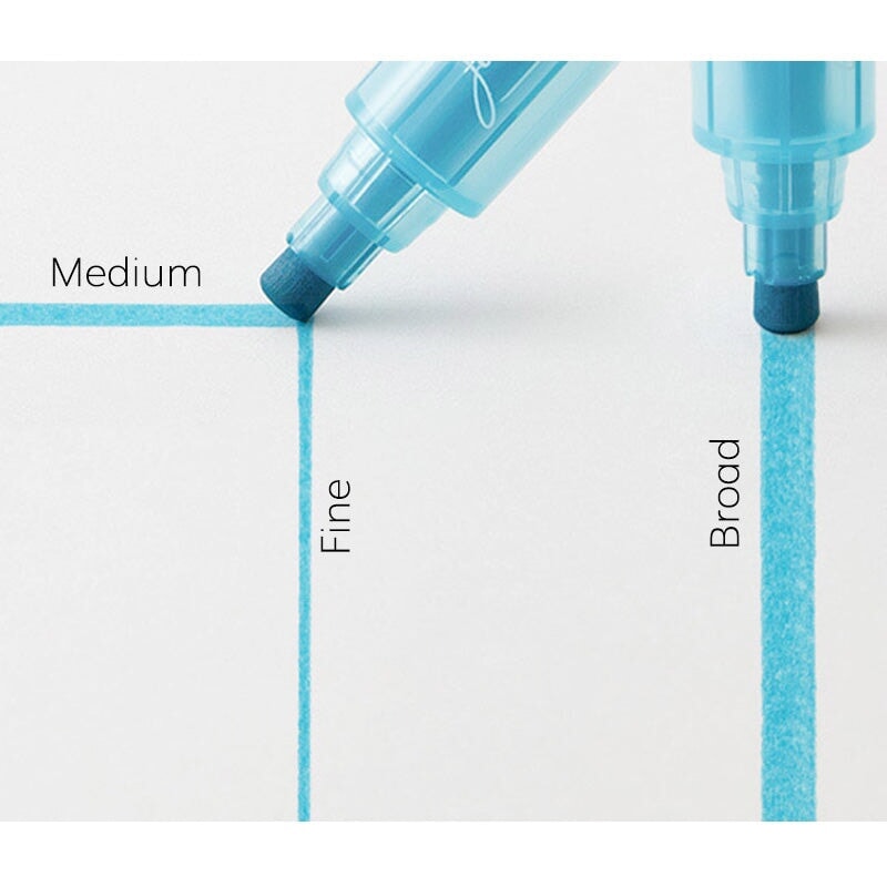 Midori Join Dots Connecting Marker Set - Bright Highlighters