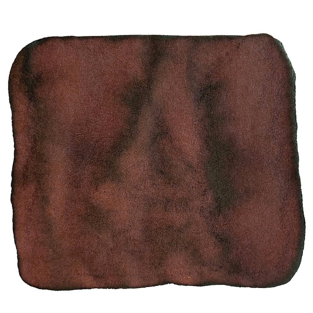Kabayaki - 50ml: A small, rectangular brown microfiber cloth with a fuzzy texture, ideal for cleaning or polishing, reflecting Bungubox's dedication to writing accessories.