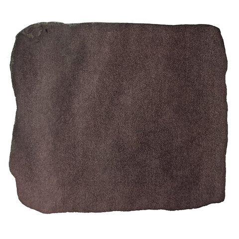 Kastanienbraun - 2ml dye-based ink sample displayed as a solid brown microfiber-like cloth, representing its maroon shade for fountain pens or painting.