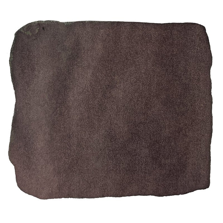 Kastanienbraun (2019 Limited Ed) - 50ml fountain pen ink, shown as a dark-brown, suede-like fabric swatch, highlighting its unique maroon brown hue and texture.