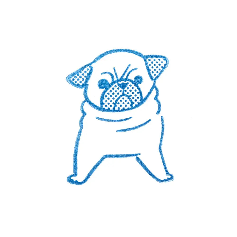Kori Jirushi Pug Stamp - Large