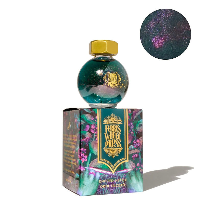 Ferris Wheel Press The Wild Swans - Knitted Nettle - 20ml Bottled Ink