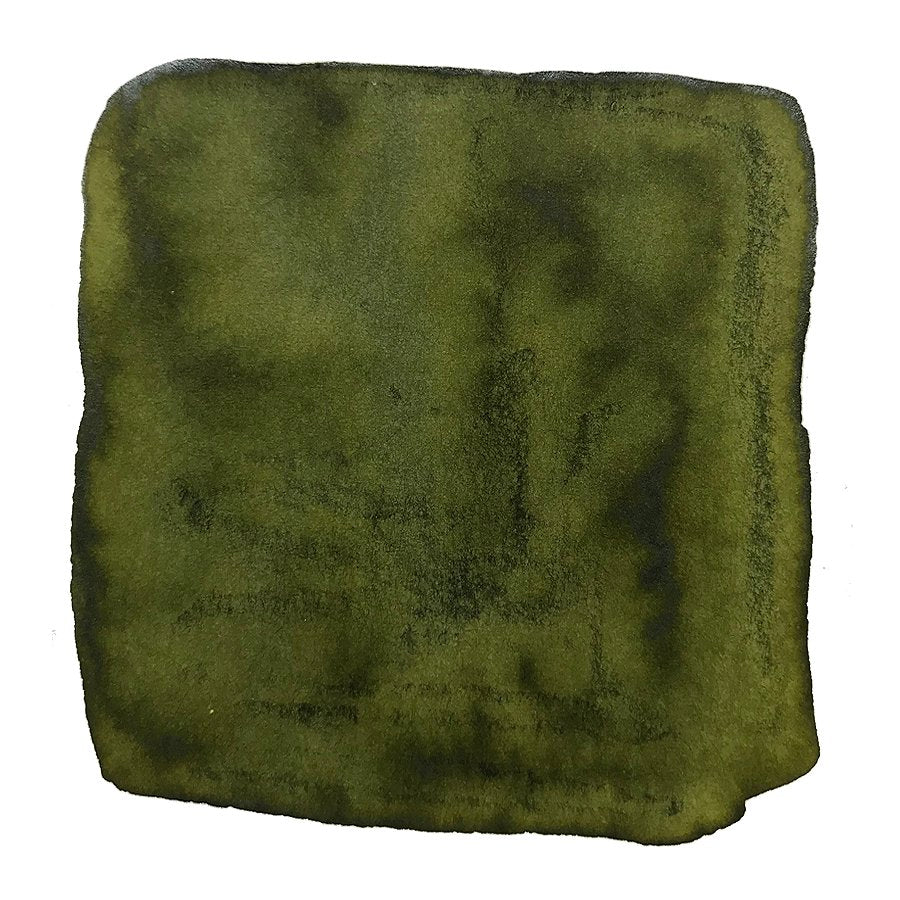No.69 Kikusui Biotope - 50ml features an olive-green pigment swatch on a white background, part of Kobe Ink by Sailor, inspired by Kobe’s surroundings.