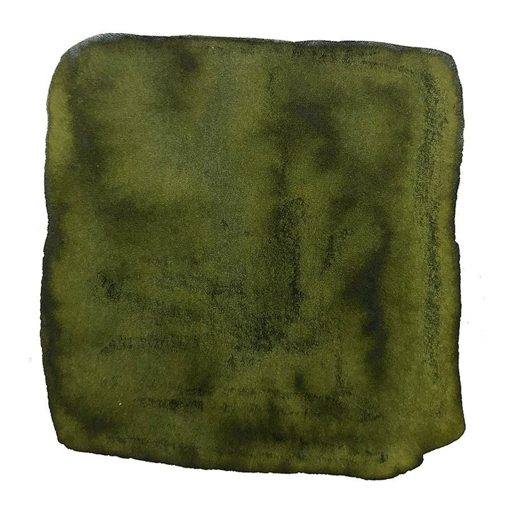 No.69 Kikusui Biotope - 50ml features an olive-green pigment swatch on a white background, part of Kobe Ink by Sailor, inspired by Kobe’s surroundings.
