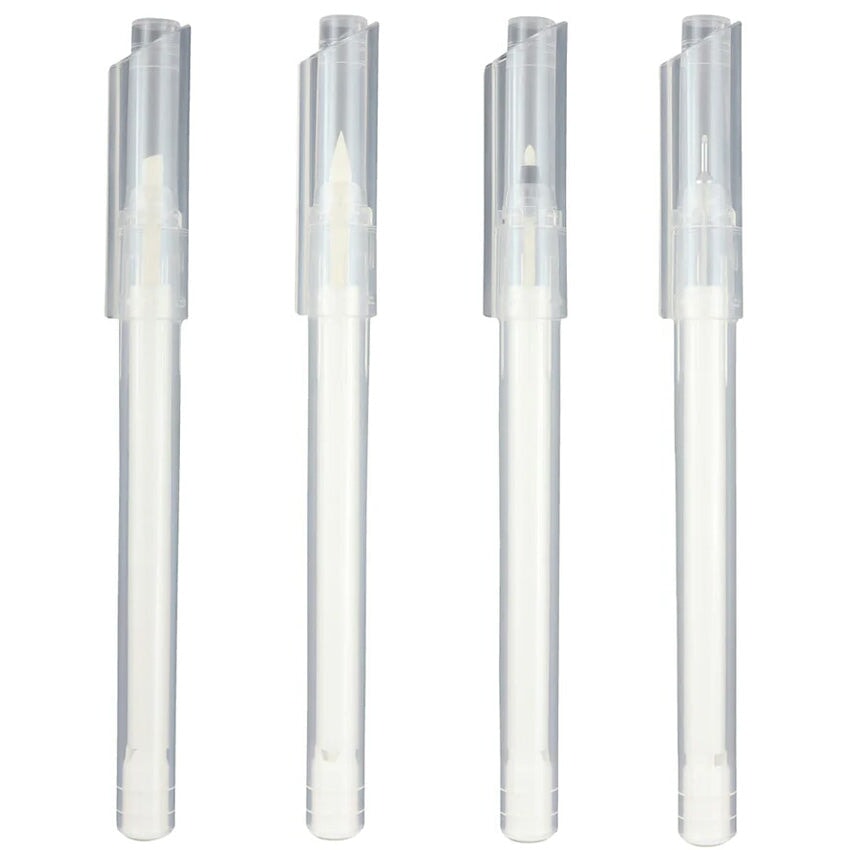 Kuretake Karappo Empty Felt Tip Pens (4 Types Set) Calligraphy Pens