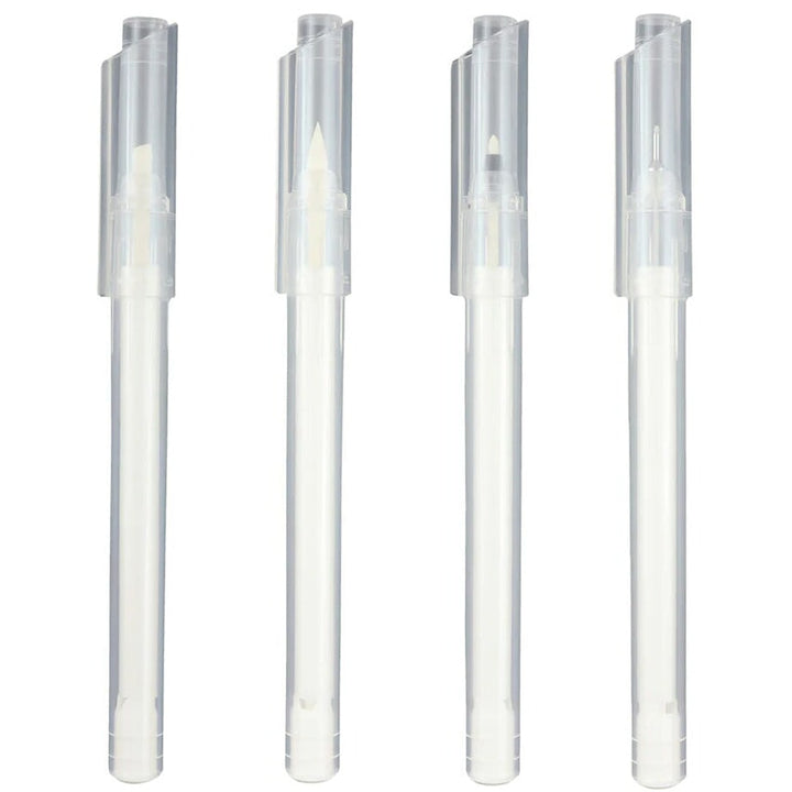 Kuretake Karappo Empty Felt Tip Pens (4 Types Set) Calligraphy Pens