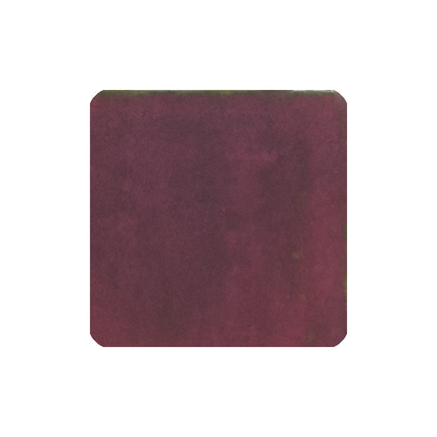 Sailor Manyo Kuzu fountain pen ink swatch, muted reddish purple with a green sheen