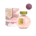 Lady Rose - 2ml ink sample in a round glass bottle with a gold-tone cap, alongside pink-and-gold packaging and a rosy-pink swatch.