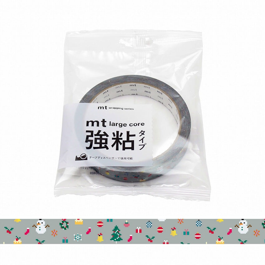 MT Masking Tape MT Large Core Washi Tape - Christmas Pixel Washi Tape