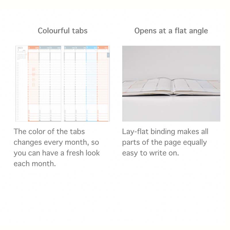 Kokuyo Jibun Techo 2024 Planner Refill - A5 Slim Planners