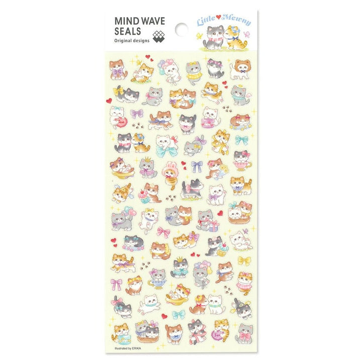 Mindwave Little Mewny Sticker Seals Stickers