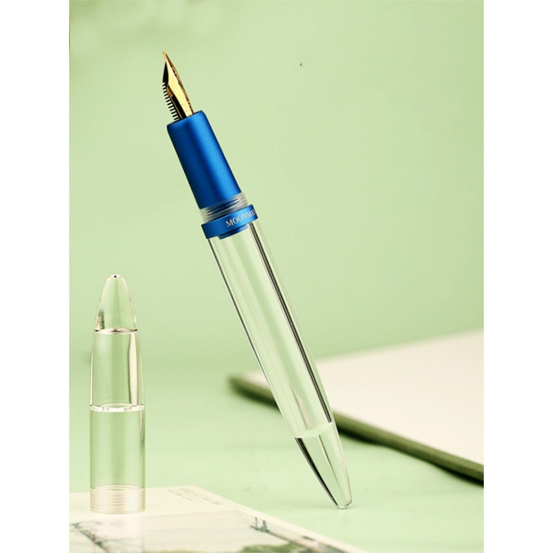 Moonman/Majohn M2 Plus (Blue) - Fine Fountain Pen
