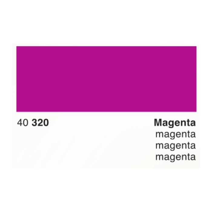 Magenta - 50ml color swatch showing a large magenta rectangle with code 40 320 and label Magenta, representing Rohrer &amp; Klingner&