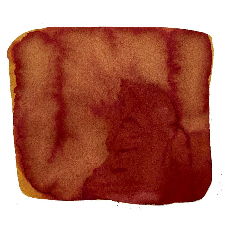 Abstract watercolor swatch resembling the Colorverse 'Martian and Life On Mars - 65ml + 15ml Set,' showcasing its reddish-brown hue and texture.