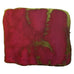 Matador Red - 2ml, an abstract swatch showing red ink with olive-green sheen highlights, representing Bungubox's dye-based fountain pen ink's vibrant color dynamics.
