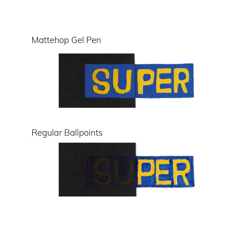 Pentel Mattehop Gel Pen 1.0mm - Matte Yellow Green Gel Pens