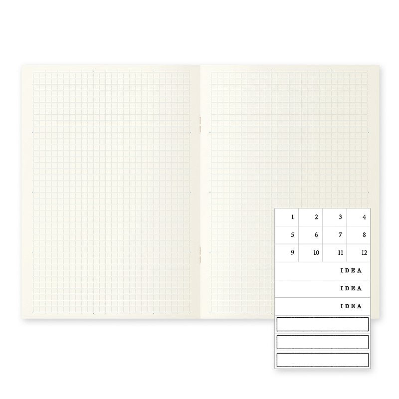 Midori MD Notebook Lite - A5 Grid (3 pack) Notebook