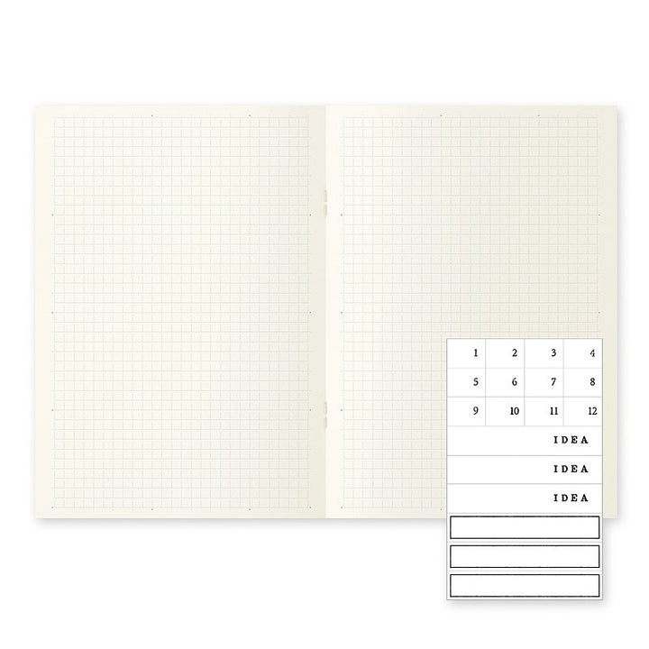 Midori MD Notebook Lite - A5 Grid (3 pack) Notebook