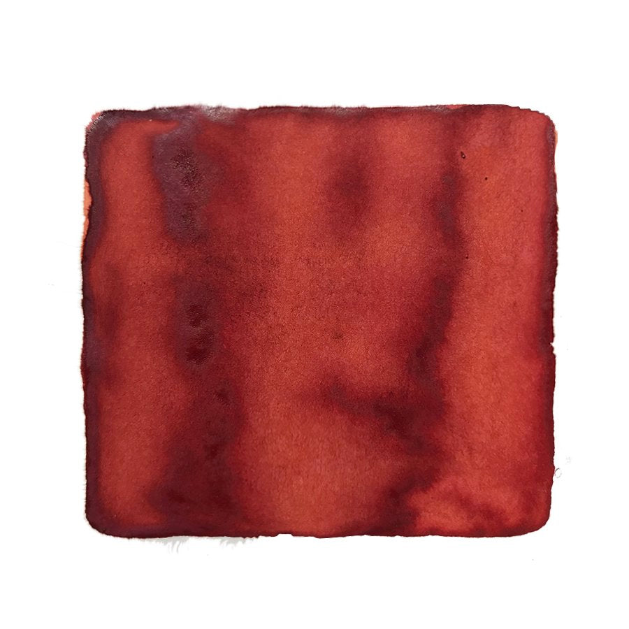 Methuselah Tree &amp; Methuselah Grove ink set, featuring a deep red abstract watercolor swatch, showcasing the rich pigment&