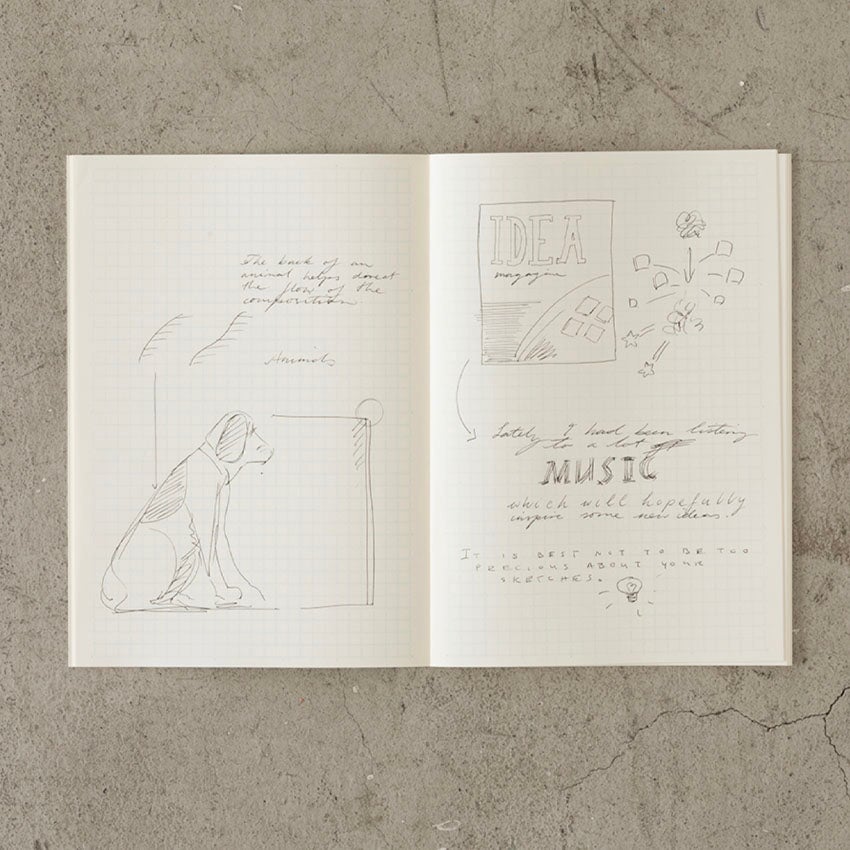 Midori MD Notebook Light – B6 Slim Grid (3 Pack) Notebook