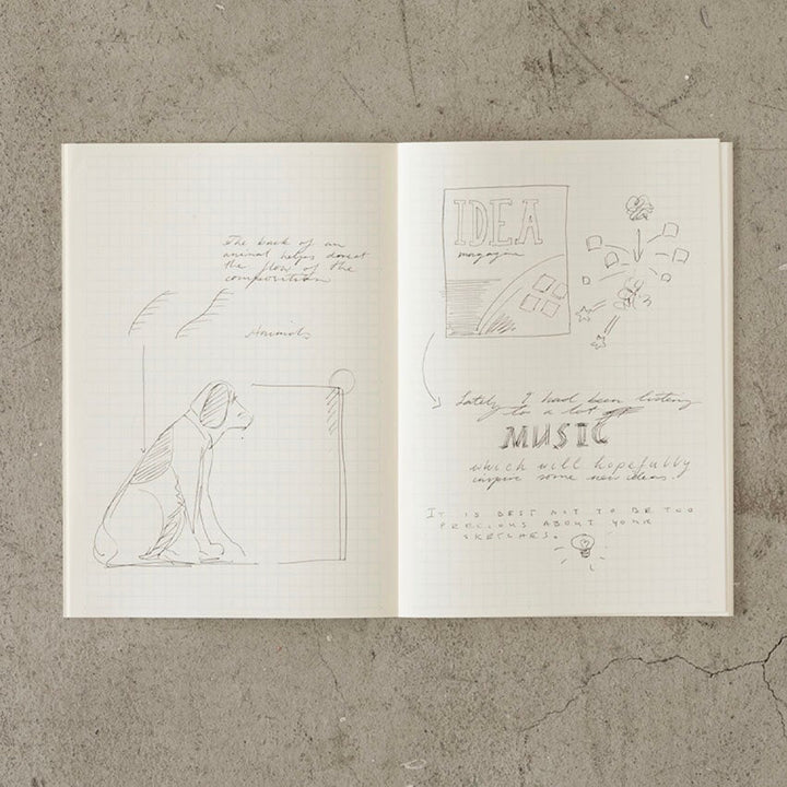 Midori MD Notebook Light – B6 Slim Grid (3 Pack) Notebook